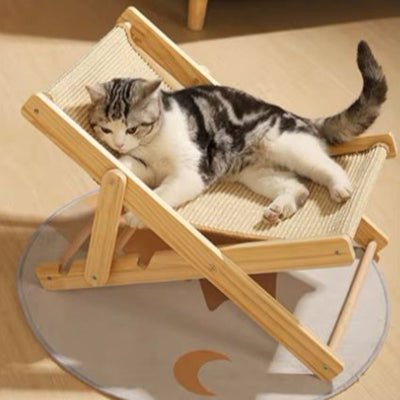lit pour chat chaise longue chat repos