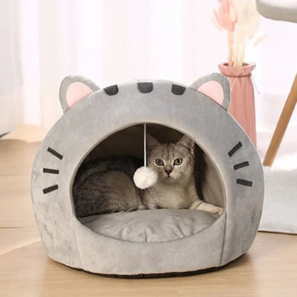maison chat confort naturel chat cache