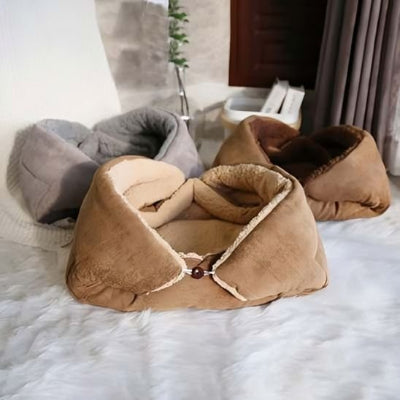 panier pour chat suede trois couleur